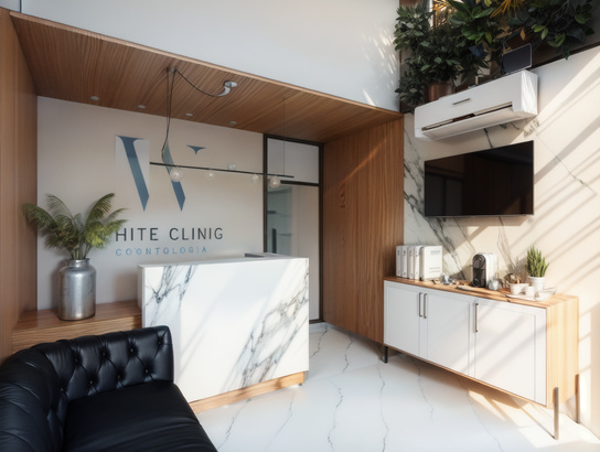 White Clinic — Recepção ângulo
